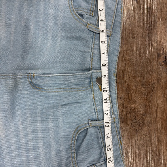 Light Blue Flared Jeans - Picture 3 of 6